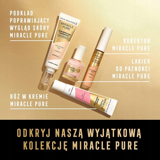 MAX FACTOR MIRACLE PURE SKIN Podkład poprawiający kondycję skóry 75 Golden