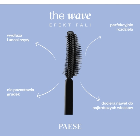 Paese The Wave Tusz do rzęs o przedłużonej trwałości 10 ml