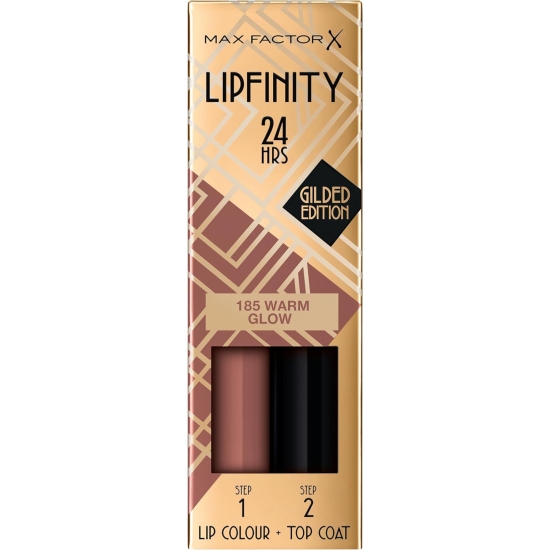 MAX FACTOR Pomadka Długotrwała Dwufazowa Lipfinity W Płynie 185 Warm Glow