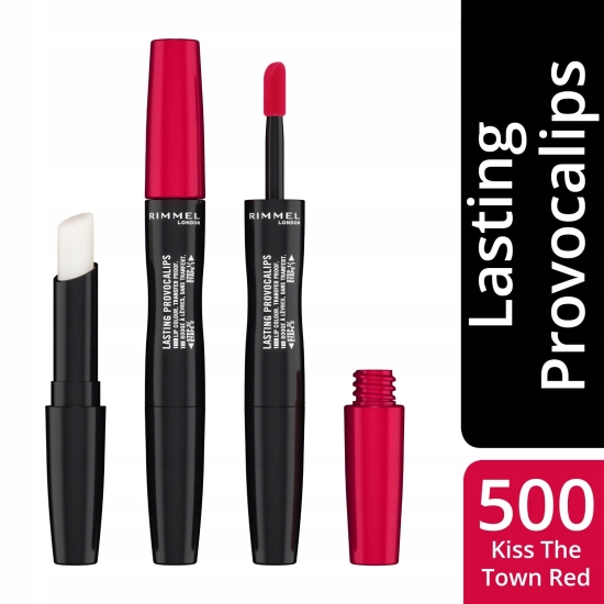 Rimmel Lasting Provocalips -Długotrwała pomadka do ust 2w1 500 Kiss The Tow