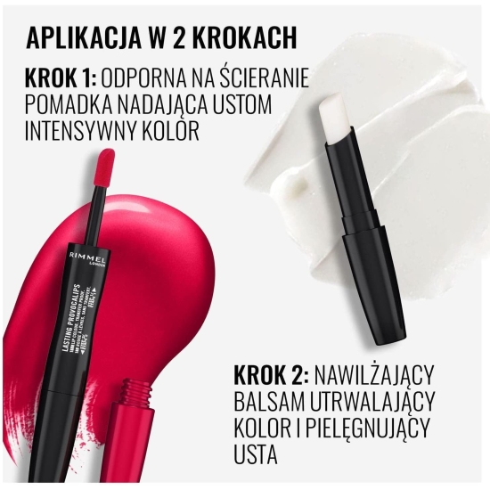 RIMMEL Lasting Provocalips Pomadka W Płynie Dwustopniowa - 730 Makeamauve