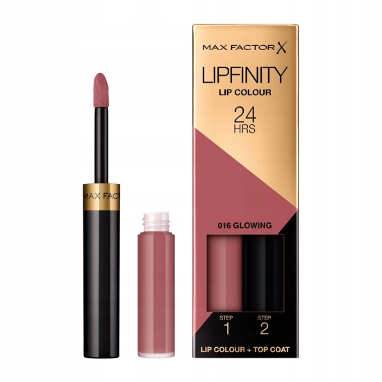 Max Factor Lipfinity Lip Colour Dwufazowa Pomadka w Płynie 016 Glowing