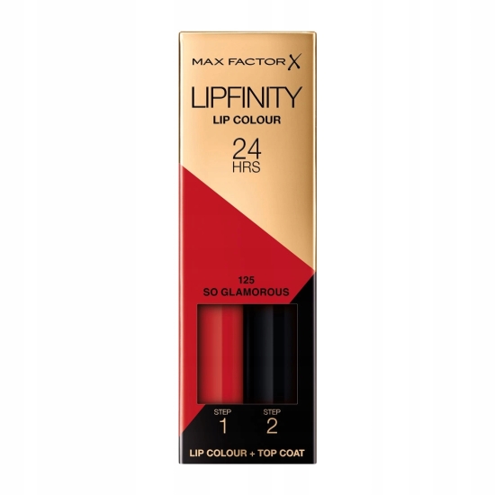 Max Factor Lipfinity Lip Colour Dwufazowa Pomadka w Płynie 125 So Glamorous