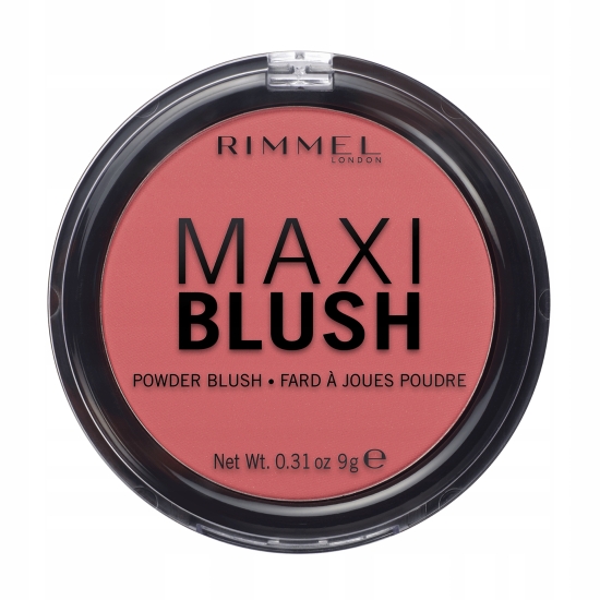 Rimmel London Maxi Blush Długotrwały róż do policzków 003 Wild Card 9g