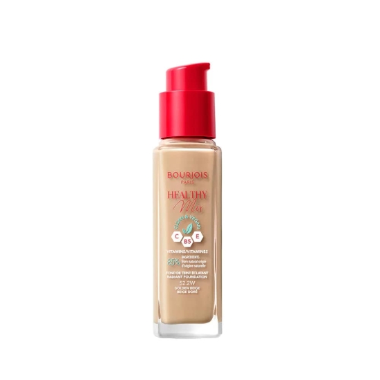 BOURJOIS Podkład Do Twarzy Healthy Mix Clean&Vegan Rozświetlający 52.2W Golden Beige