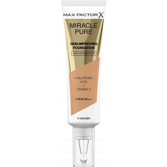 MAX FACTOR MIRACLE PURE SKIN Podkład poprawiający kondycję skóry 75 Golden