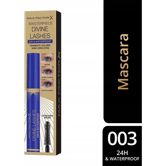 MAX FACTOR Tusz Do Rzęs Divine Lashes Mascara Wodoodporny 003 Black