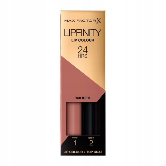 Max Factor Lipfinity Lip Colour Dwufazowa Pomadka w Płynie 160 Iced