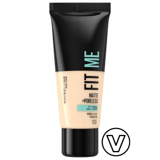 Maybelline Fit Me Matte Poreless Podkład Matujący 100 Warm Ivory