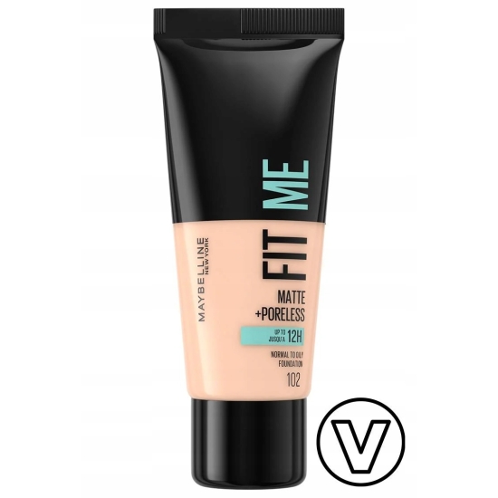 Maybelline Fit Me Matte Poreless Podkład Matujący 102 Fair