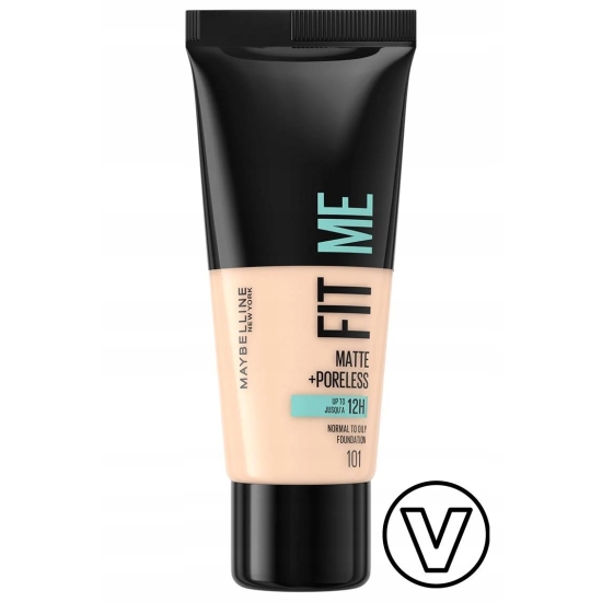 Maybelline Fit Me Matte Poreless Podkład Matujący 101 True Ivory