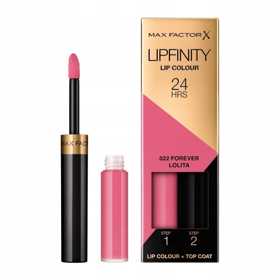 Max Factor Lipfinity Lip Colour Dwufazowa Pomadka w Płynie 022 Forever Loli