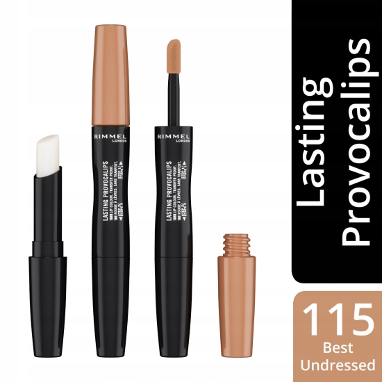 Rimmel Lasting Provocalips -Długotrwała pomadka do ust 2w1 115 Best Undress