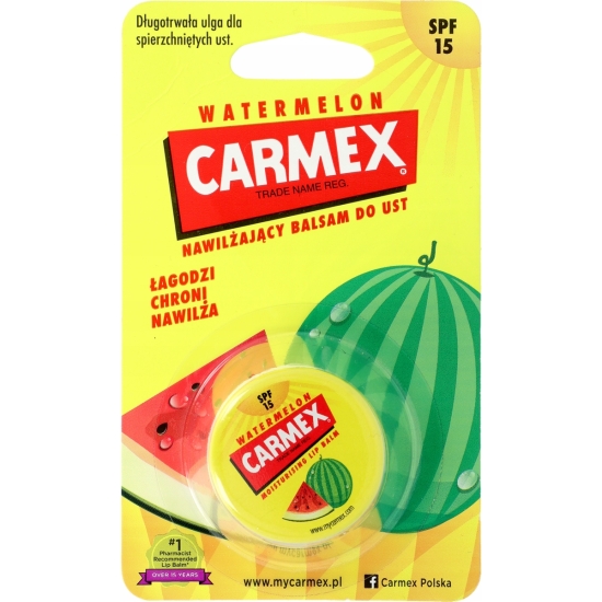 Carmex - Ochronny balsam do ust - Arbuz - Ulga dla spierzchniętych ust