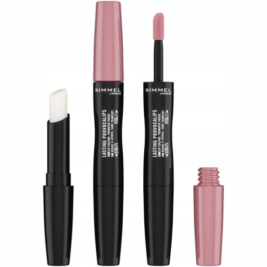 Rimmel Lasting Provocalips -Długotrwała pomadka do ust 2w1 220 Come Up Rose