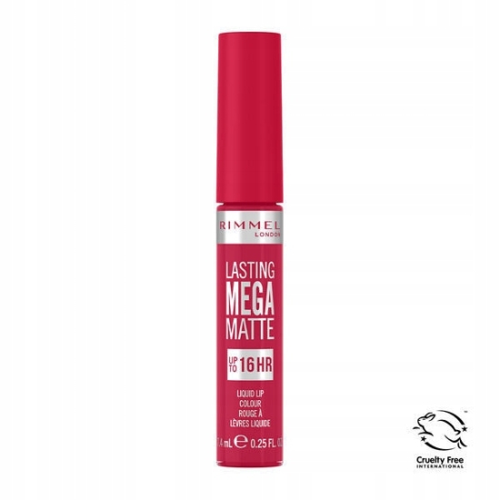 Rimmel Lasting Mega Matte Pomadka do ust w płynie 910 Fuchsia Flush 7,4ml