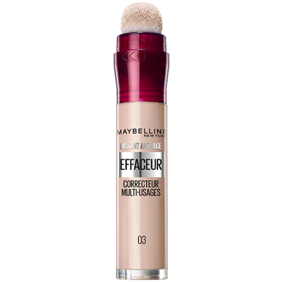 MAYBELLINE Korektor Do Twarzy Z Gąbeczką Anti Age Eraser Kryjący 03 Fair