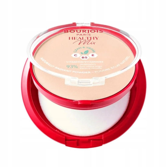 Bourjois Healthy Mix Clean - Poudre Compacte w odcieniu 01 Ivory