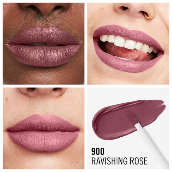 Rimmel Lasting Mega Matte Pomadka do ust w płynie 900 Ravishing Rose 7,4ml