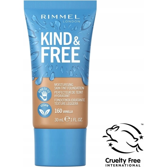 Podkład Rimmel Kind & Free w odcieniu 160 Vanilla (30 ml)