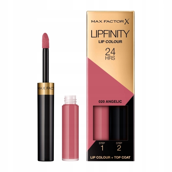 Max Factor Lipfinity Lip Colour Dwufazowa Pomadka w Płynie 020 Angelic