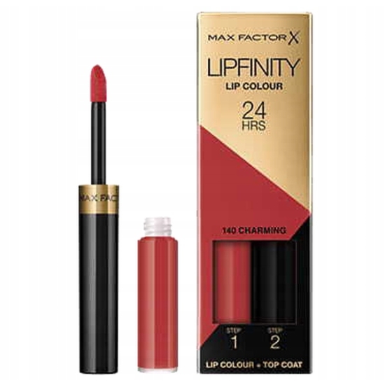 Max Factor Lipfinity Lip Colour Dwufazowa Pomadka w Płynie 140 Charming