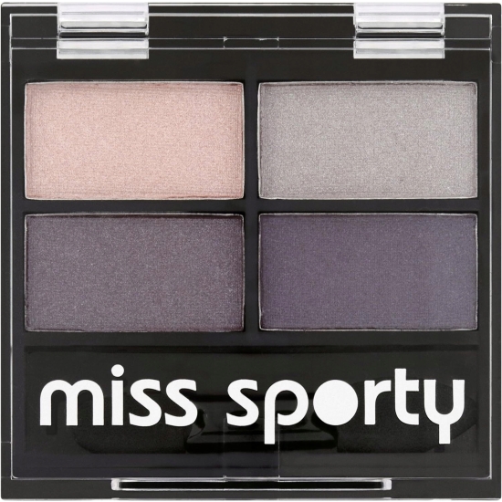 Miss Sporty Studio Colour Quattro Eye Shadow - Cień do Powiek 402 Smoky Gre