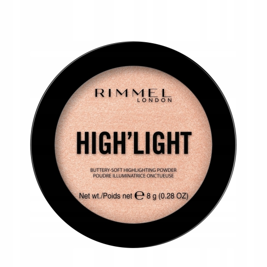 Rimmel High'light Kompaktowy Rozświetlacz do Twarzy 002 Candlelight 8g