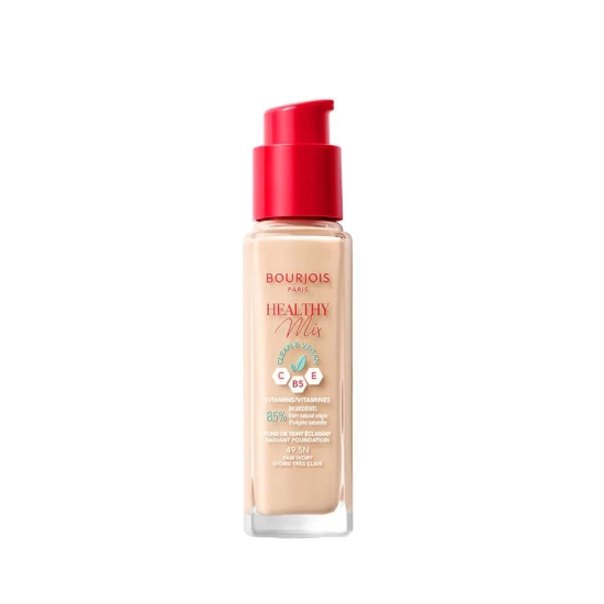 BOURJOIS Podkład Do Twarzy Healthy Mix Clean&Vegan Rozświetlający 49.5 Fair Ivory