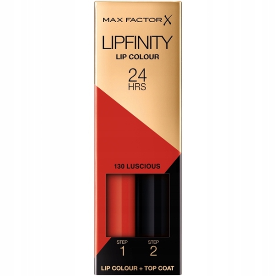 Max Factor Lipfinity Lip Colour Dwufazowa Pomadka w Płynie 130 Luscious