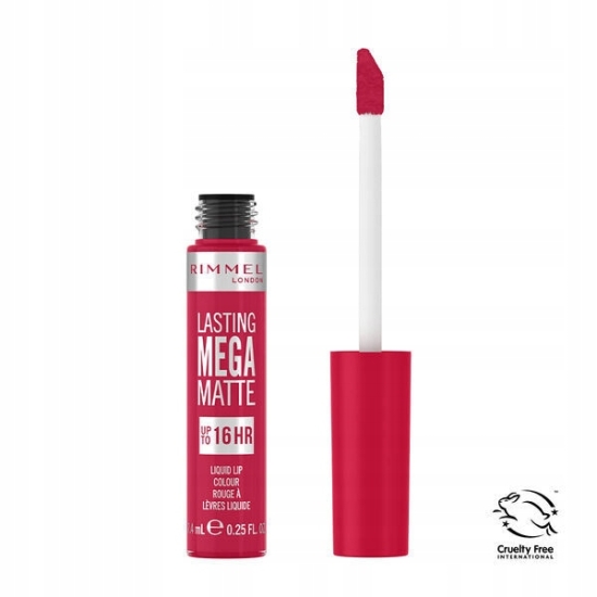 Rimmel Lasting Mega Matte Pomadka do ust w płynie 910 Fuchsia Flush 7,4ml