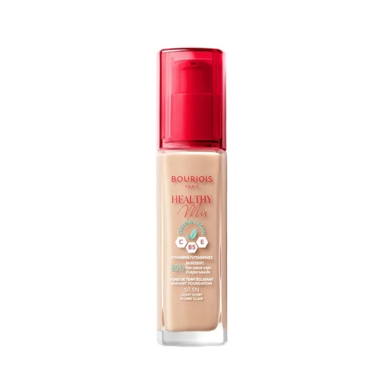 BOURJOIS Podkład Do Twarzy Healthy Mix Clean&Vegan Rozświetlający 50.5N Light Ivory