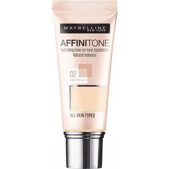 Maybelline Affinitone Foundation: Nawilżający podkład w odcieniu 02 Light P