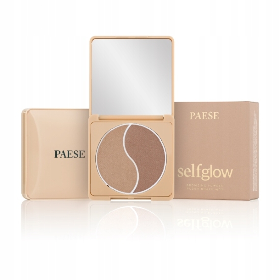 Paese Self Glow Puder Brązujący - Efekt Słonecznego Blasku