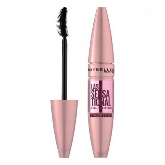 Maybelline Lash Sensational Burgundy Podkreśl Rzęsy Intensywnym Brązowym Ko