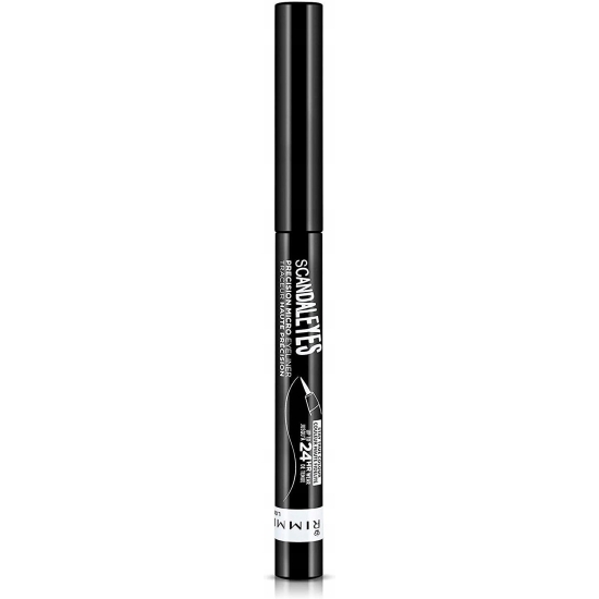 Rimmel Scandaleyes Precision Micro Eyeliner 001 Black - Czarny eyeliner w p