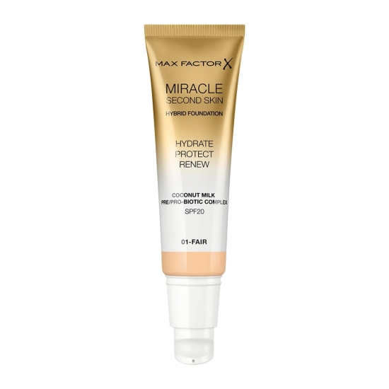 MAX FACTOR Podkład Do Twarzy Miracle Second Skin Nawilżający Spf20 03 Light