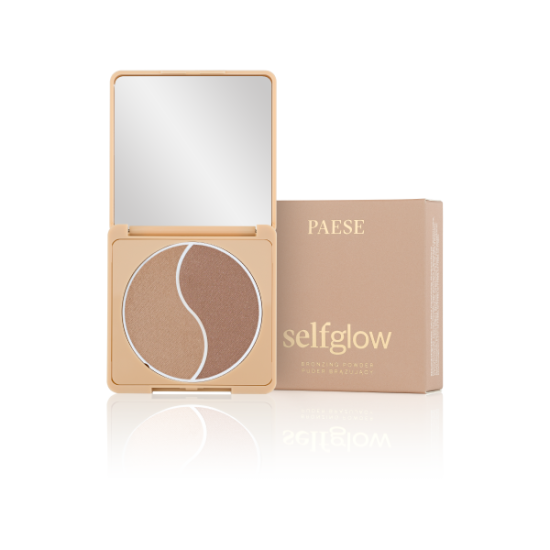 PAESE Self Glow - Puder Brązujący Dla Efektu Słonecznego Blasku