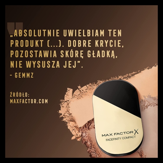 MAX FACTOR Podkład W Kompakcie Facefinity Compact 040 Cream Ivory