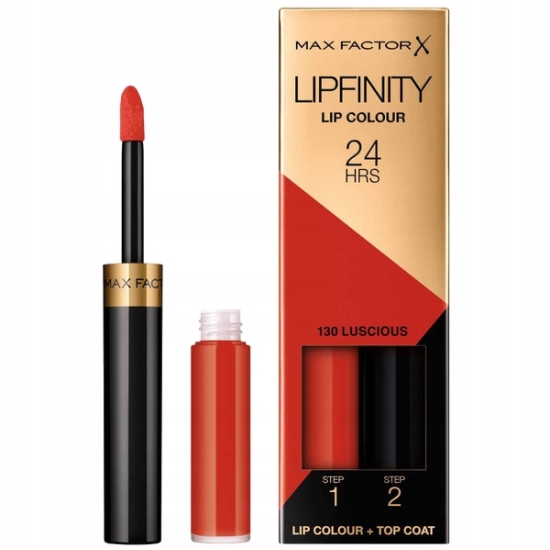 Max Factor Lipfinity Lip Colour Dwufazowa Pomadka w Płynie 130 Luscious