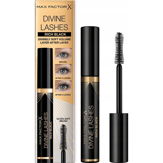 MAX FACTOR Tusz Do Rzęs Divine Lashes Mascara 001 Rich Black